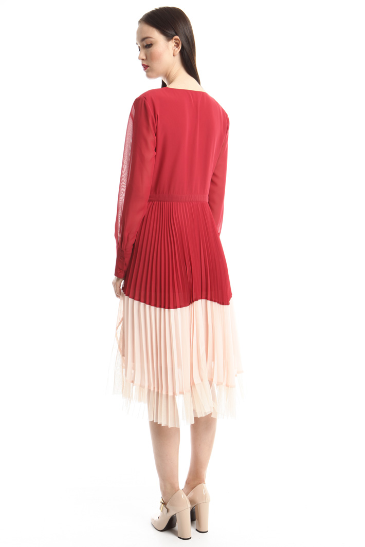 Abito in georgette e tulle Fashion Market Abito in georgette e tulle Fashion Market