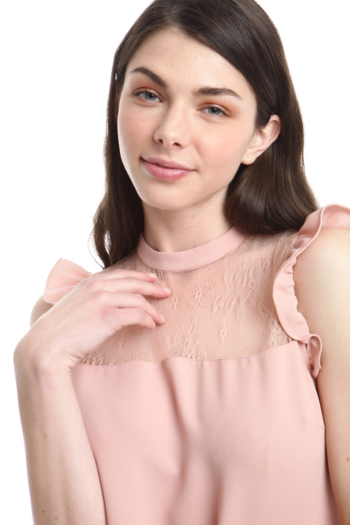 Abito con inserti in pizzo Fashion Market Abito con inserti in pizzo Fashion Market