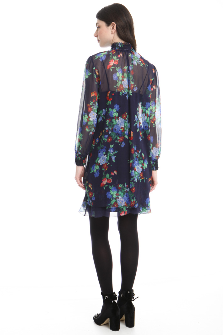 Abito a fiori in creponne Fashion Market Abito a fiori in creponne Fashion Market