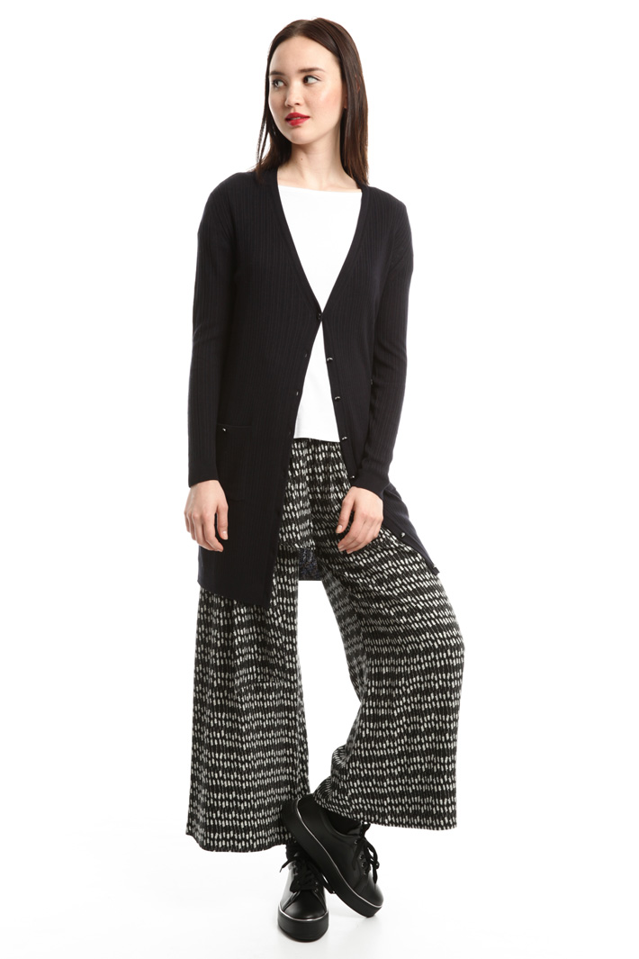 Cardigan a coste in viscosa Fashion Market Cardigan a coste in viscosa Fashion Market