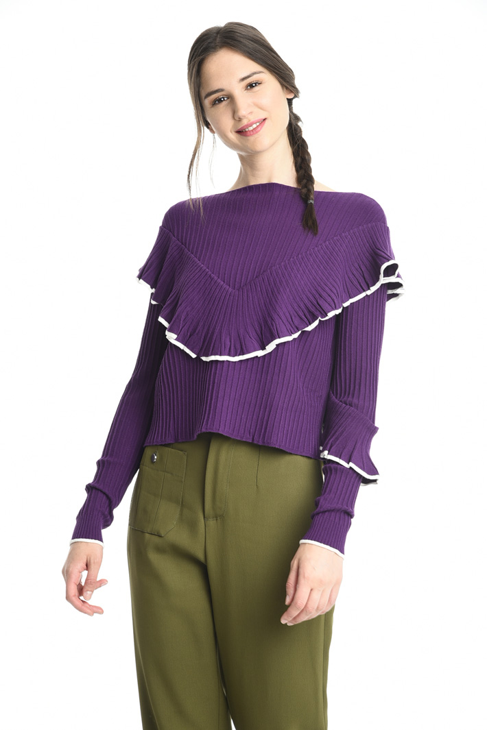 Maglia con maxi ruches Fashion Market Maglia con maxi ruches Fashion Market