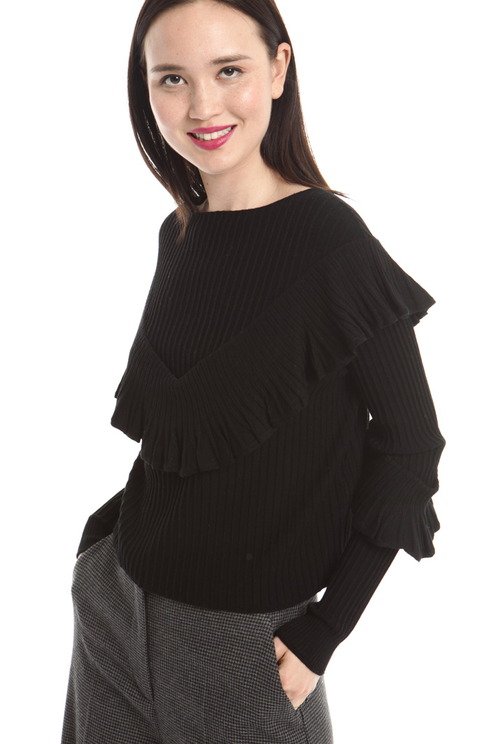 Maglia con maxi ruches Fashion Market Maglia con maxi ruches Fashion Market