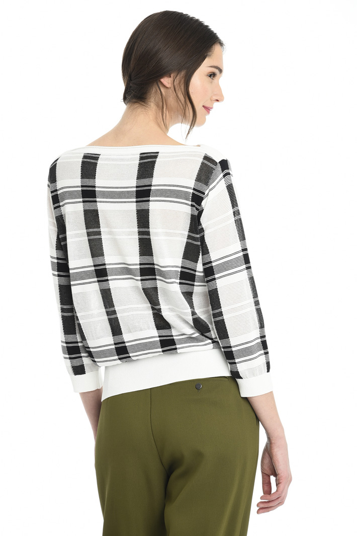 Maglia check in viscosa Fashion Market Maglia check in viscosa Fashion Market