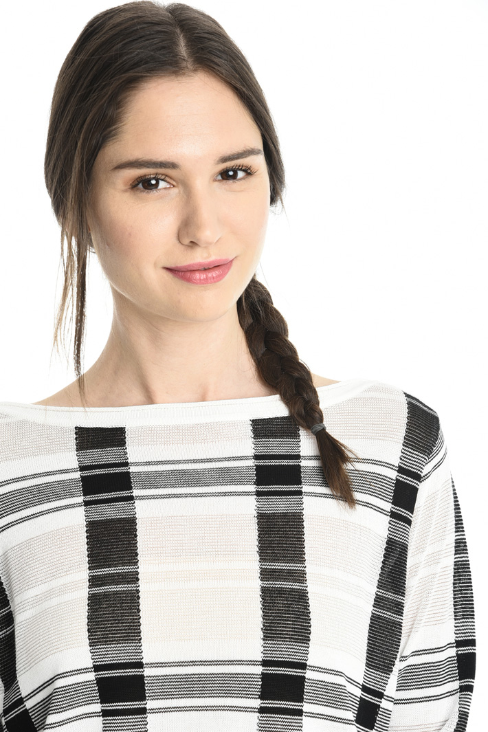 Maglia check in viscosa Fashion Market Maglia check in viscosa Fashion Market