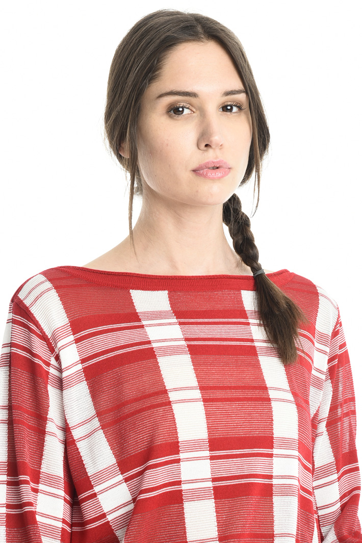 Maglia check in viscosa Fashion Market Maglia check in viscosa Fashion Market