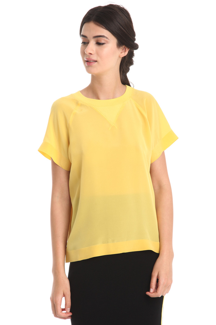 T-shirt in doppio tessuto Fashion Market T-shirt in doppio tessuto Fashion Market