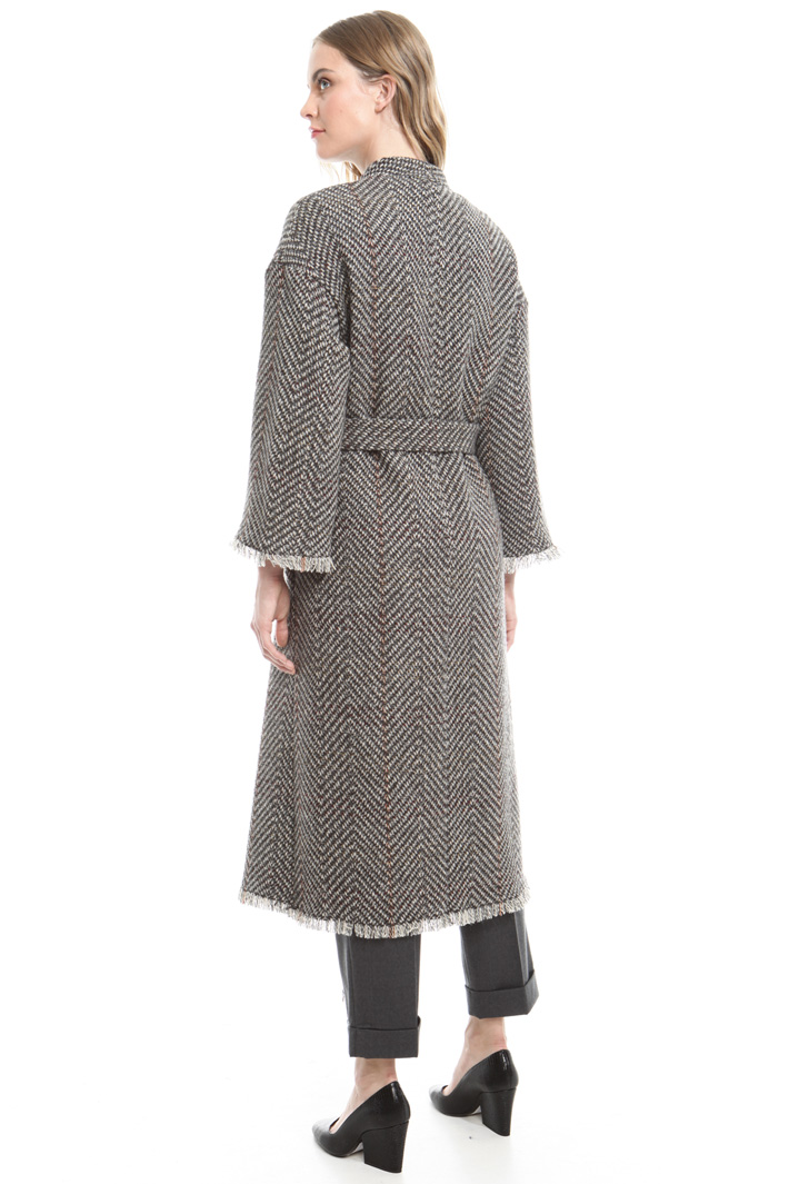 Cappotto in tweed di lana Fashion Market Cappotto in tweed di lana Fashion Market