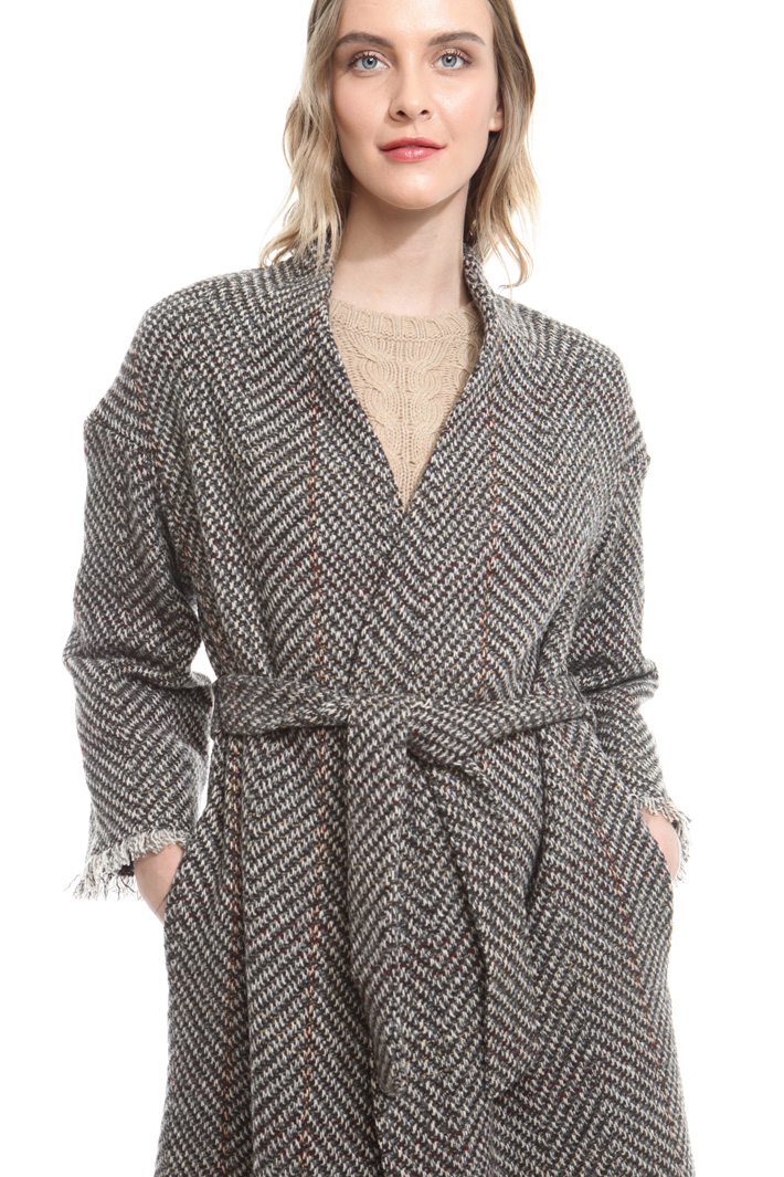 Cappotto in tweed di lana Fashion Market Cappotto in tweed di lana Fashion Market