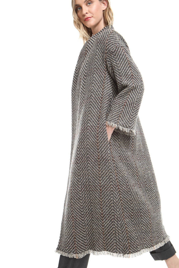 Cappotto in tweed di lana Fashion Market Cappotto in tweed di lana Fashion Market