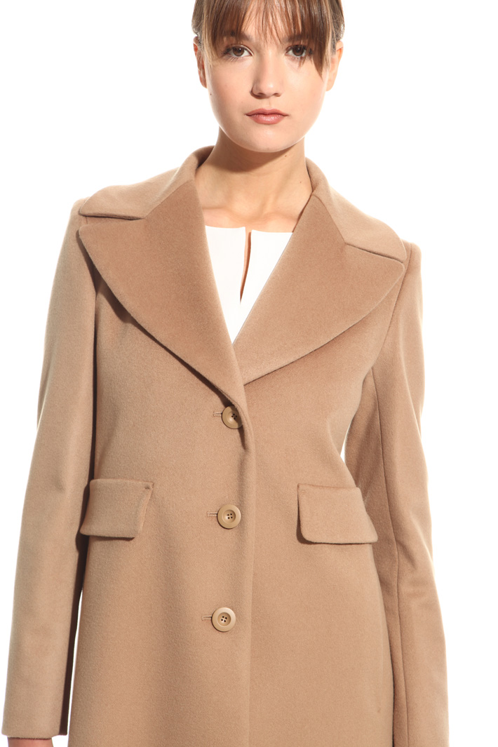 Cappotto lungo con revers Fashion Market Cappotto lungo con revers Fashion Market
