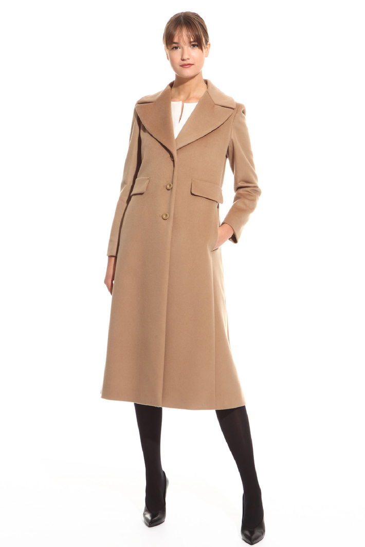 Cappotto lungo con revers Fashion Market Cappotto lungo con revers Fashion Market