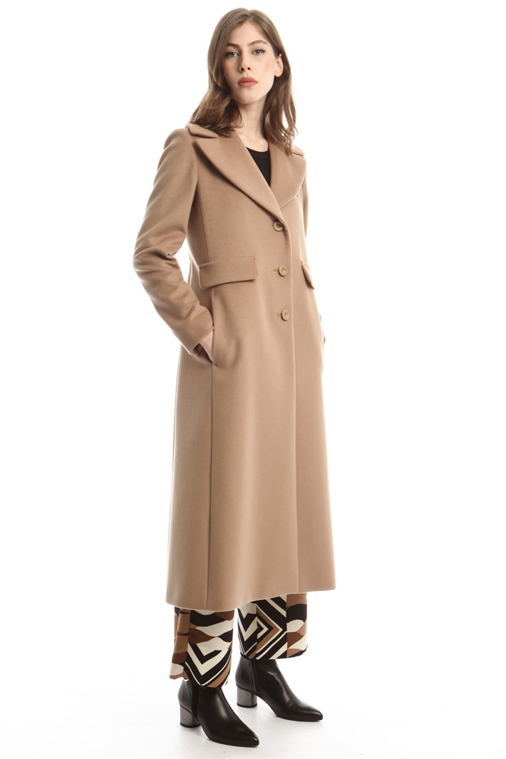 Cappotto lungo in drap Fashion Market Cappotto lungo in drap Fashion Market