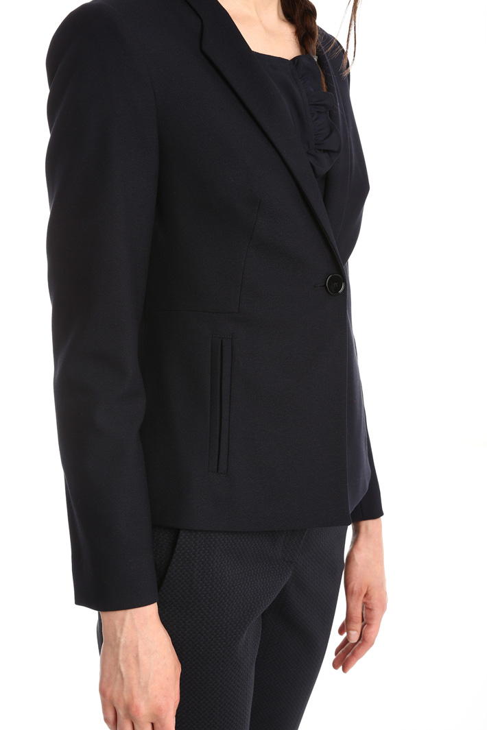 Blazer semiaderente in crepe Fashion Market Blazer semiaderente in crepe Fashion Market