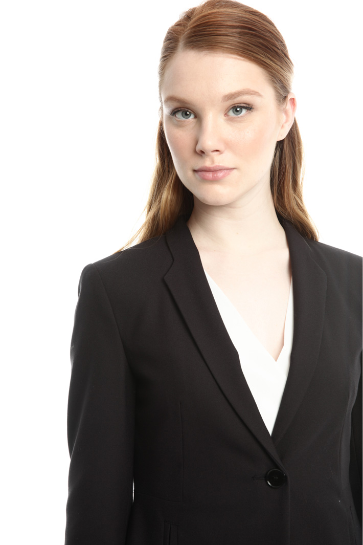 Blazer semiaderente in crepe Fashion Market Blazer semiaderente in crepe Fashion Market