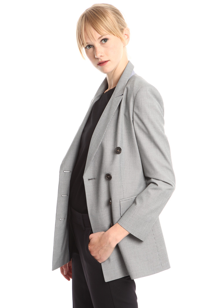 Blazer doppio petto tinto filo Fashion Market Blazer doppio petto tinto filo Fashion Market