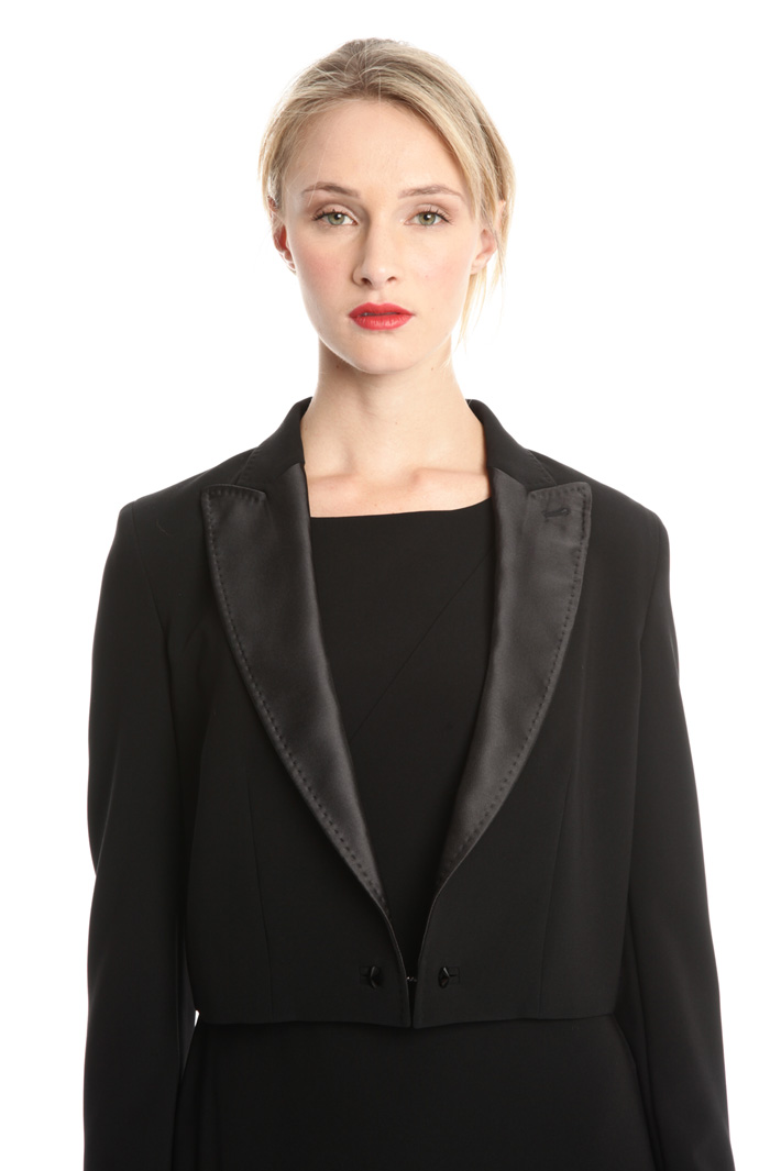Giacca boxy in cady pesante Fashion Market Giacca boxy in cady pesante Fashion Market