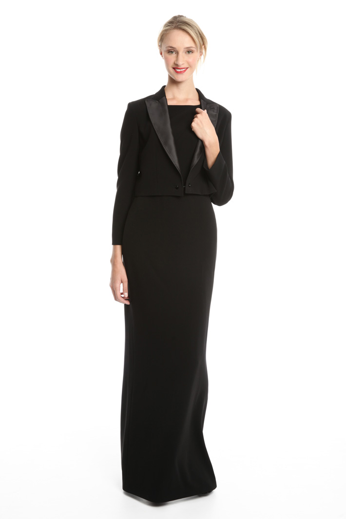 Giacca boxy in cady pesante Fashion Market Giacca boxy in cady pesante Fashion Market