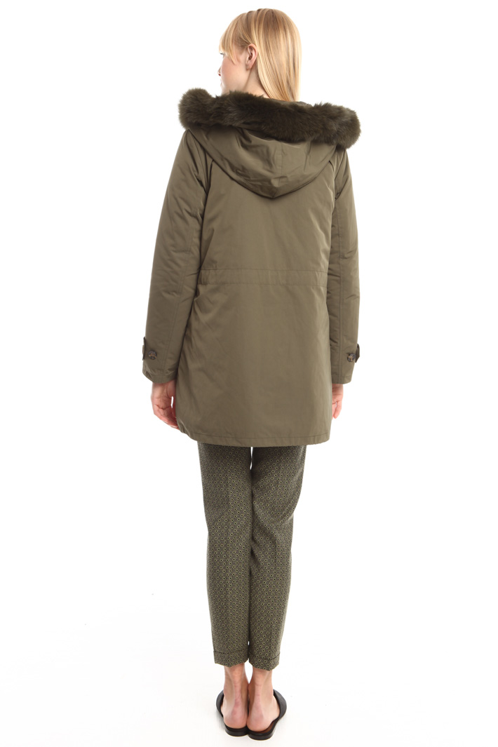 Parka con dettagli in volpe Fashion Market Parka con dettagli in volpe Fashion Market