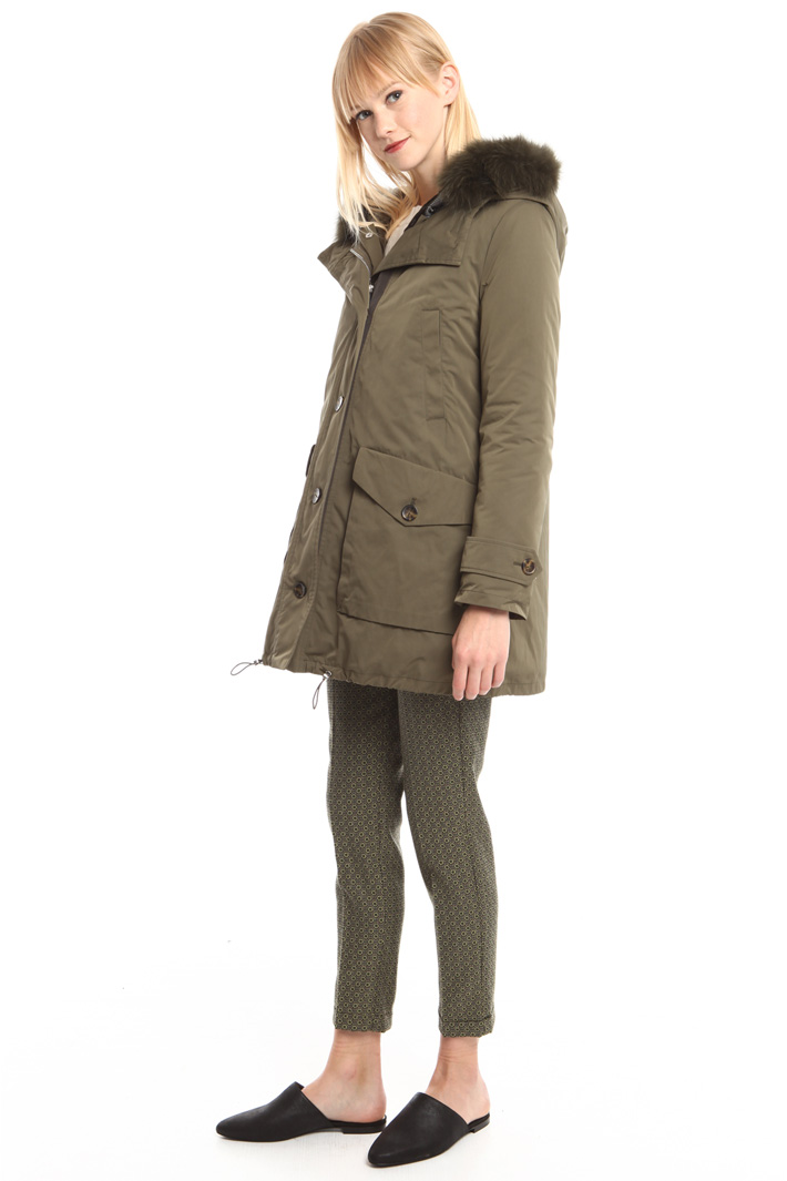 Parka con dettagli in volpe Fashion Market Parka con dettagli in volpe Fashion Market