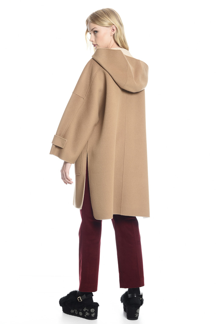 Cappotto in lana con cappuccio Fashion Market Cappotto in lana con cappuccio Fashion Market