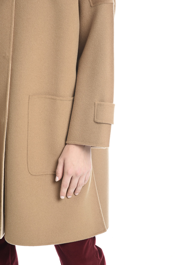 Cappotto in lana con cappuccio Fashion Market Cappotto in lana con cappuccio Fashion Market