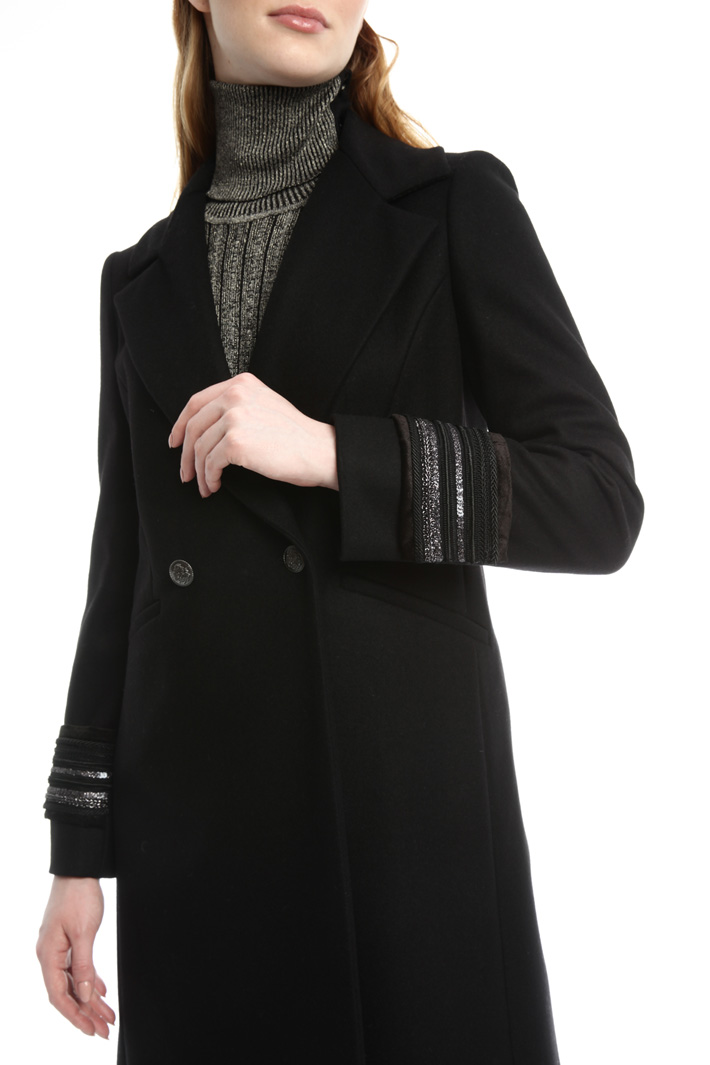 Cappotto con polsini gioiello Fashion Market Cappotto con polsini gioiello Fashion Market