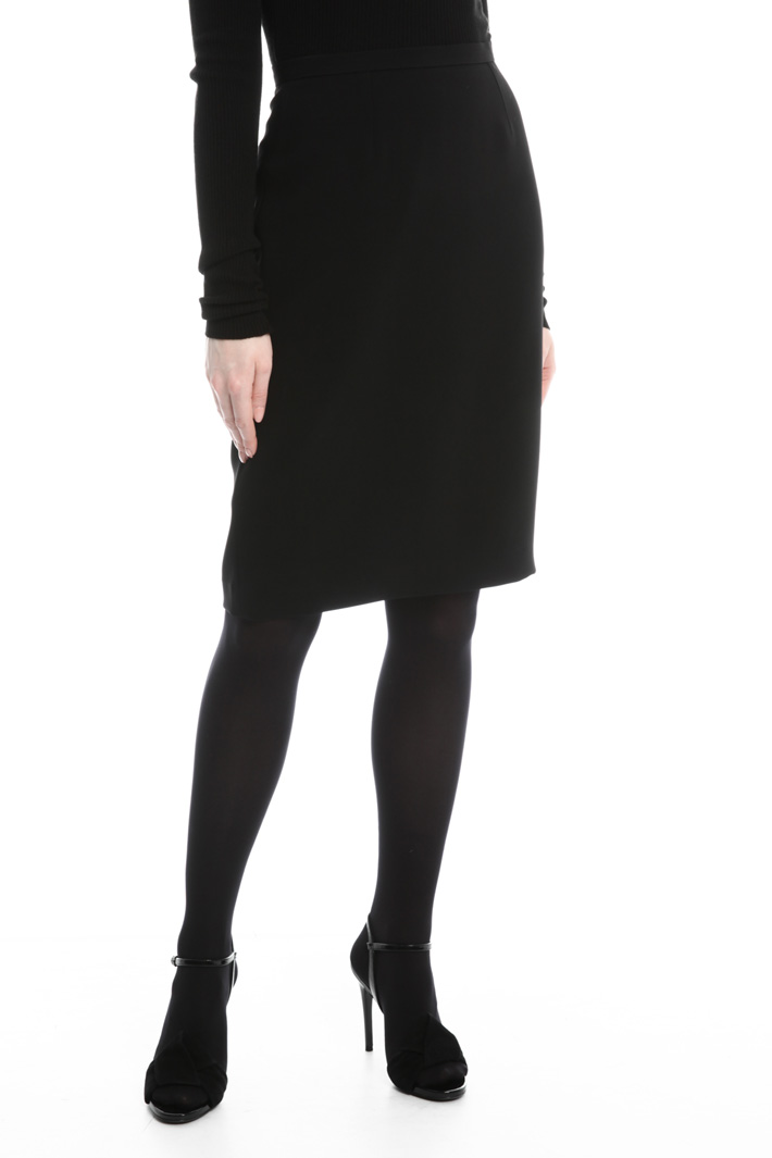 Gonna a tubino in cady Fashion Market Gonna a tubino in cady Fashion Market