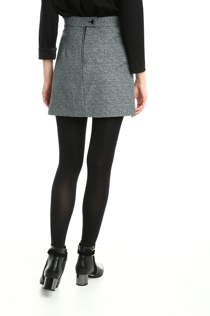 Minigonna in jacquard lurex Fashion Market Minigonna in jacquard lurex Fashion Market