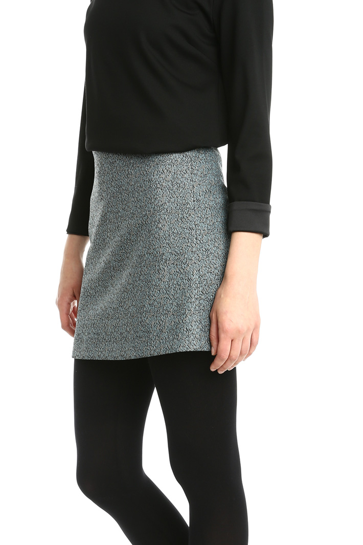 Minigonna in jacquard lurex Fashion Market Minigonna in jacquard lurex Fashion Market