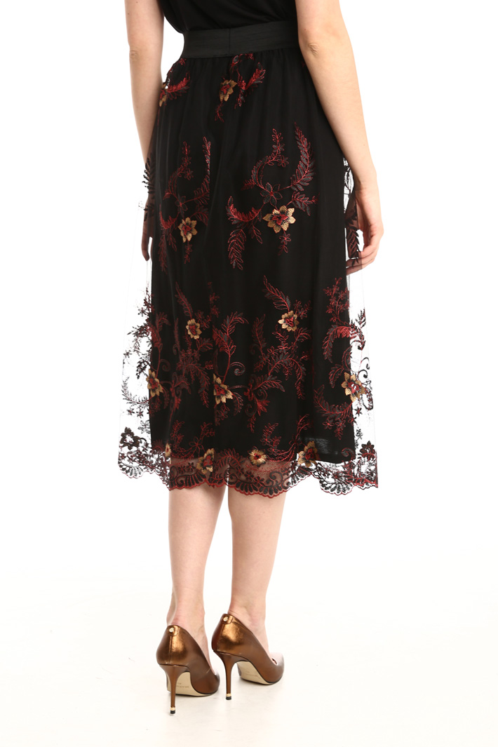 Gonna in tulle ricamato Fashion Market Gonna in tulle ricamato Fashion Market