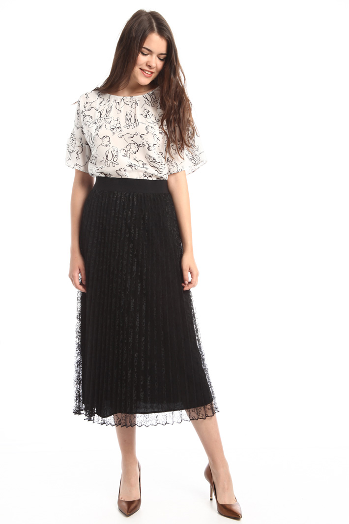 Gonna longuette in pizzo Fashion Market Gonna longuette in pizzo Fashion Market