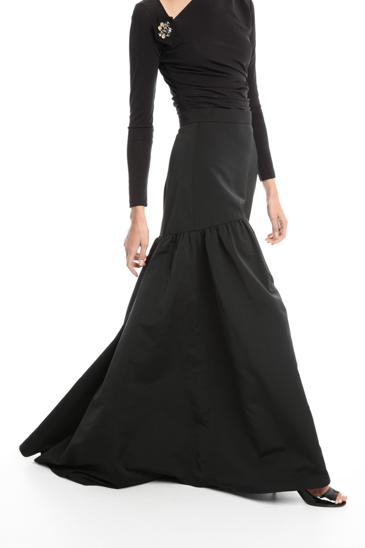 Maxi gonna in faille Fashion Market Maxi gonna in faille Fashion Market