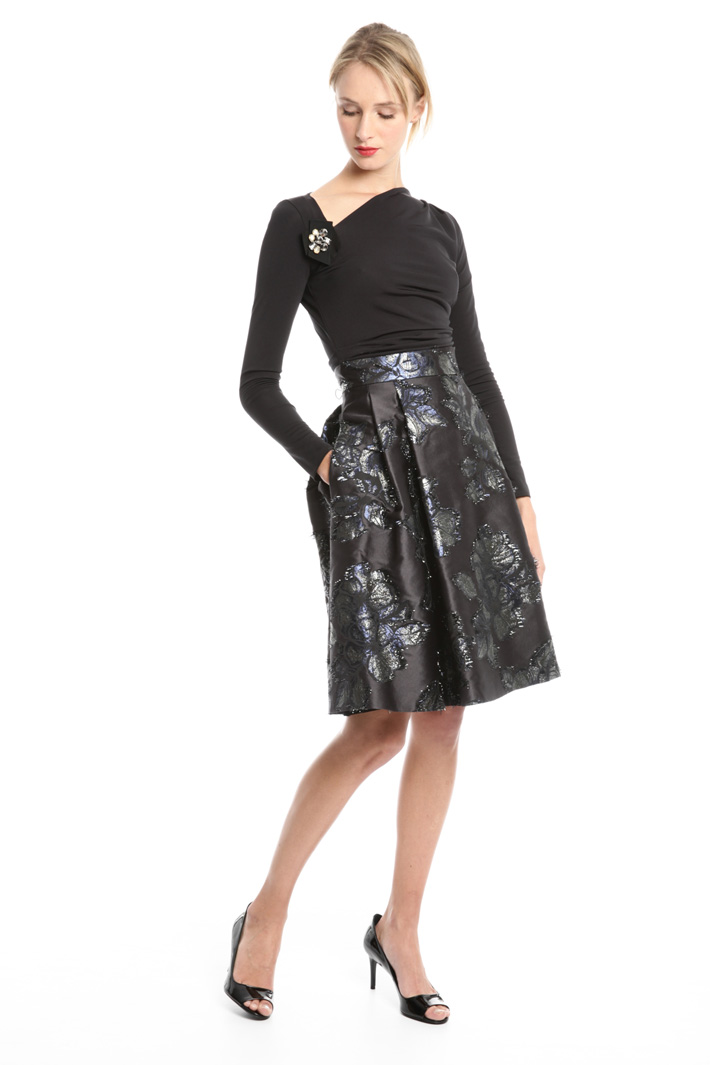 Gonna in jacquard fil coupè Fashion Market Gonna in jacquard fil coupè Fashion Market