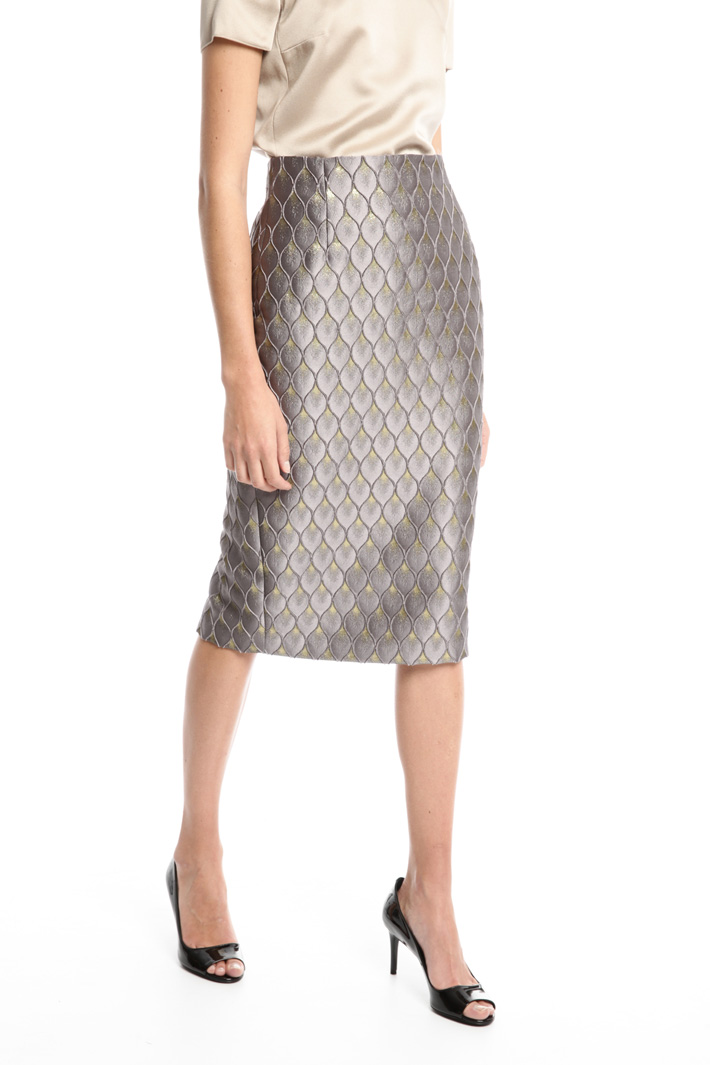 Longuette in jacquard lurex Fashion Market Longuette in jacquard lurex Fashion Market