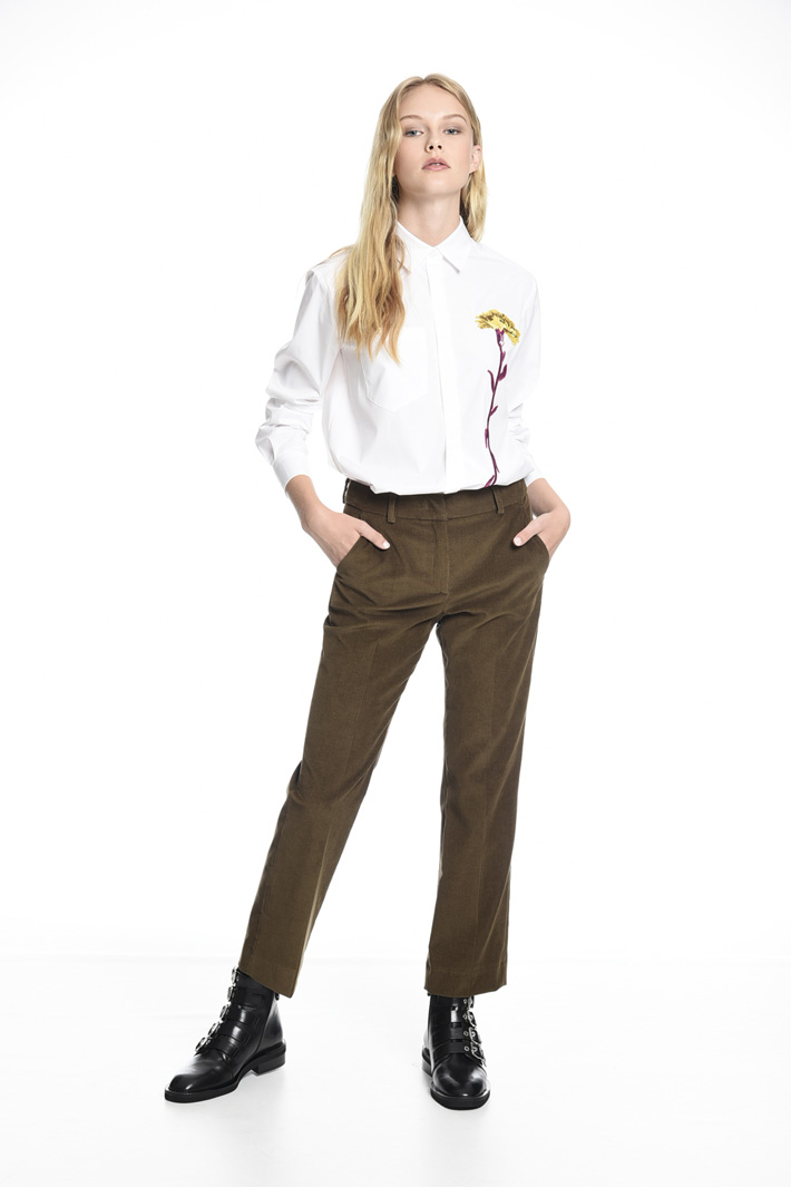 Camicia con ricamo floreale Fashion Market Camicia con ricamo floreale Fashion Market