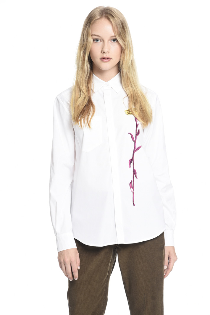 Camicia con ricamo floreale Fashion Market Camicia con ricamo floreale Fashion Market