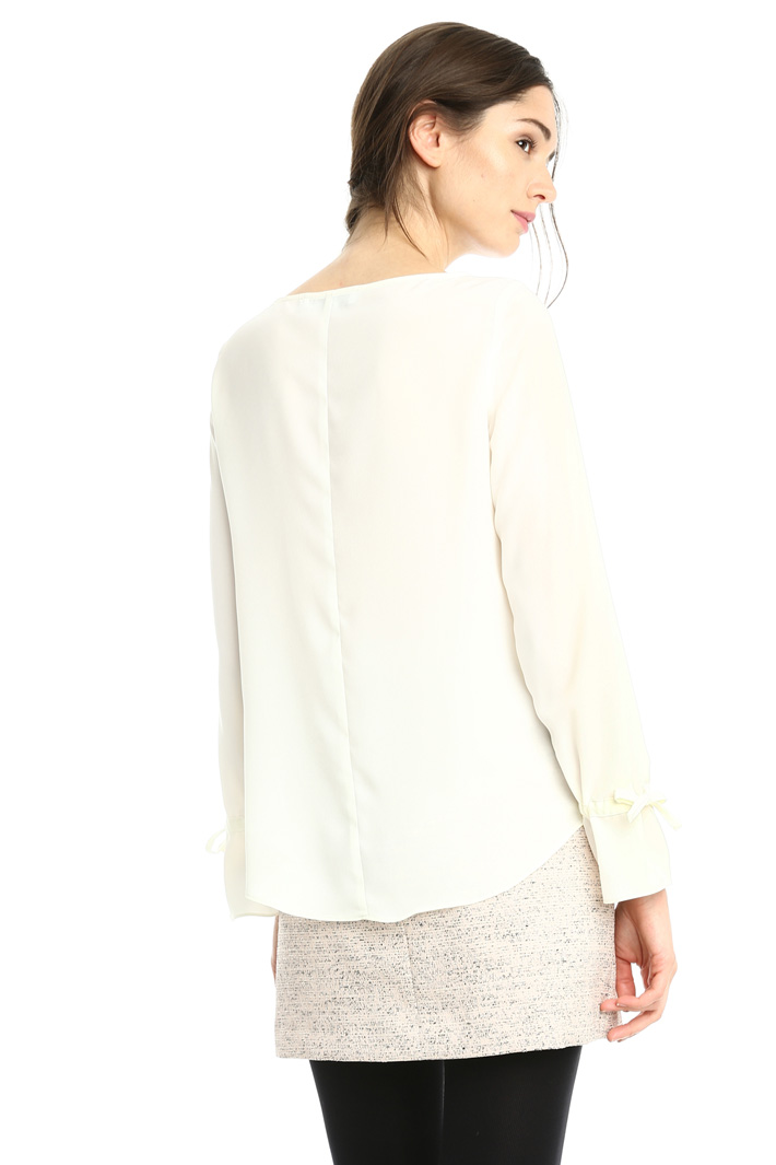 Blusa fluida in crepe Fashion Market Blusa fluida in crepe Fashion Market