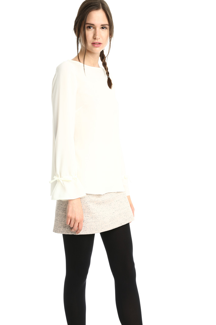Blusa fluida in crepe Fashion Market Blusa fluida in crepe Fashion Market