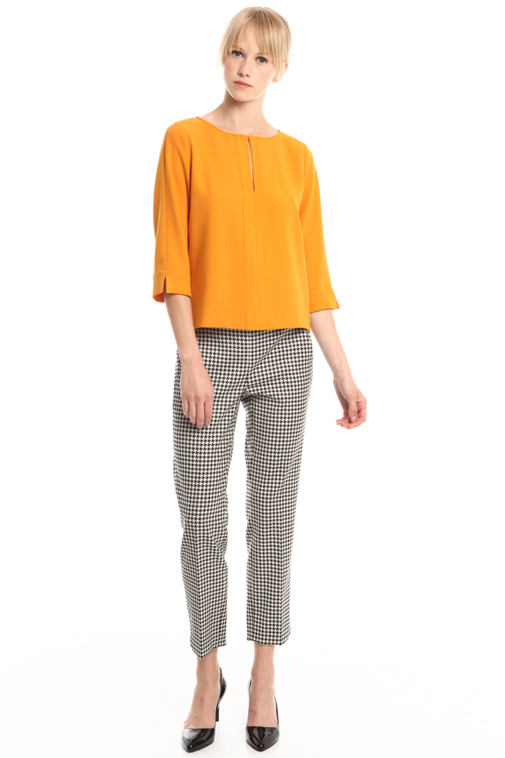Casacca in crepe enver satin Fashion Market Casacca in crepe enver satin Fashion Market