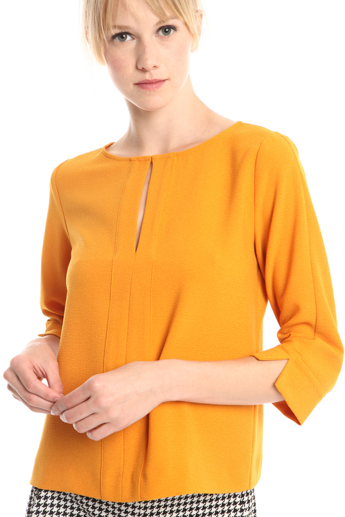 Casacca in crepe enver satin Fashion Market Casacca in crepe enver satin Fashion Market
