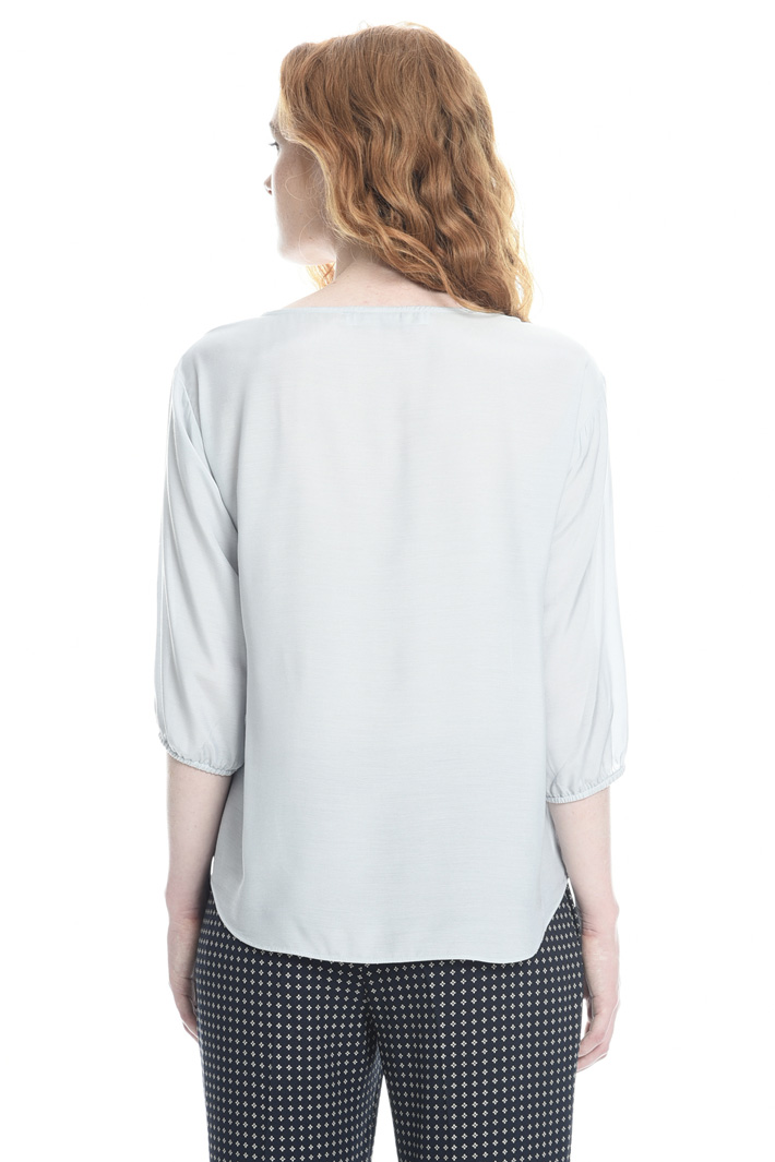 Blusa in voile con ruches Fashion Market Blusa in voile con ruches Fashion Market