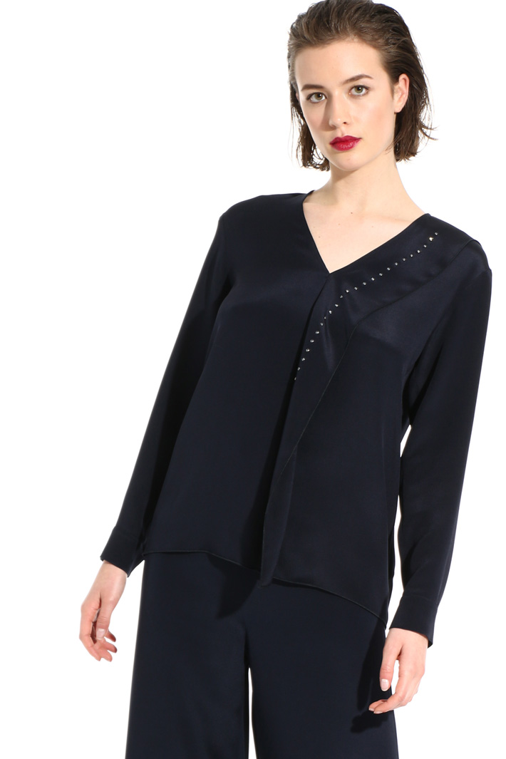 Blusa con volant Fashion Market Blusa con volant Fashion Market