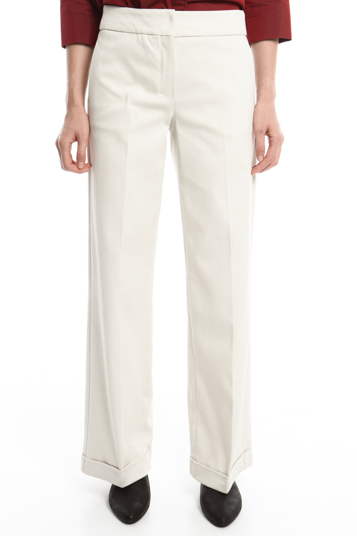 Pantaloni in bull di cotone Fashion Market Pantaloni in bull di cotone Fashion Market