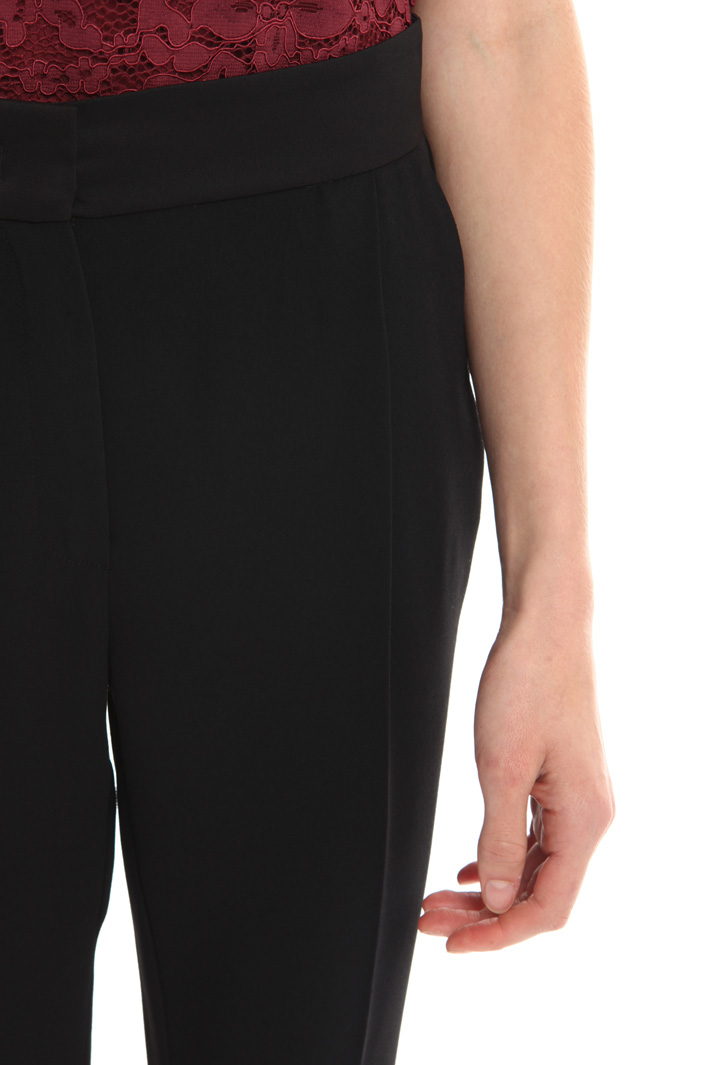 Pantalone in crepe enver satin Fashion Market Pantalone in crepe enver satin Fashion Market