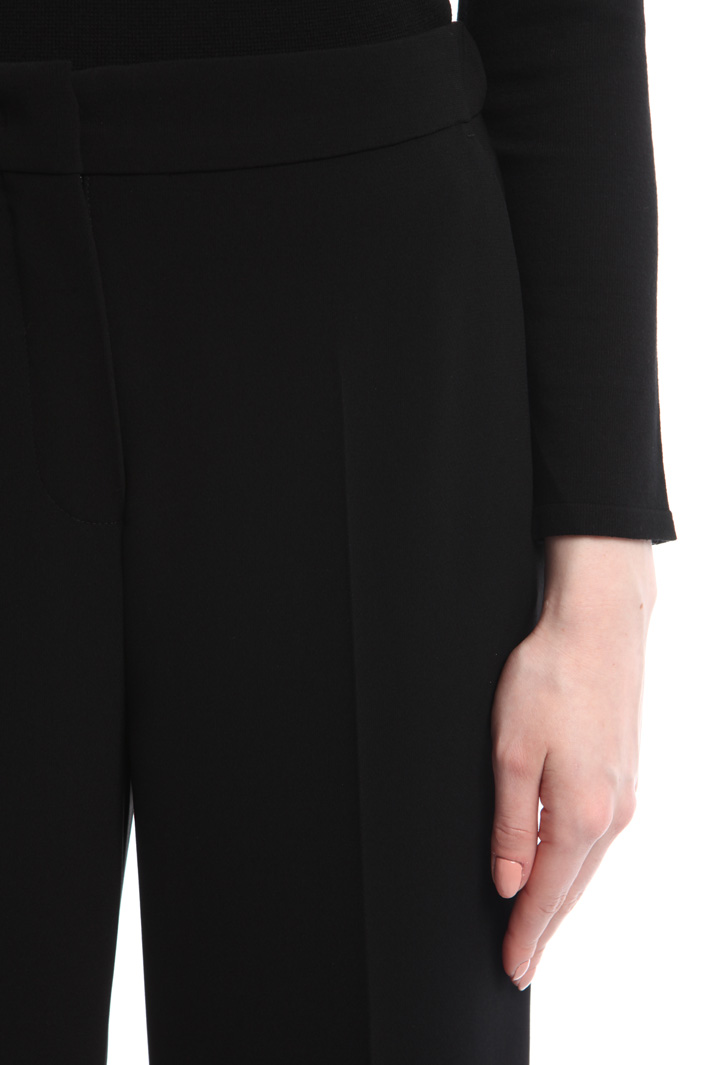 Pantaloni cropped in cady Fashion Market Pantaloni cropped in cady Fashion Market