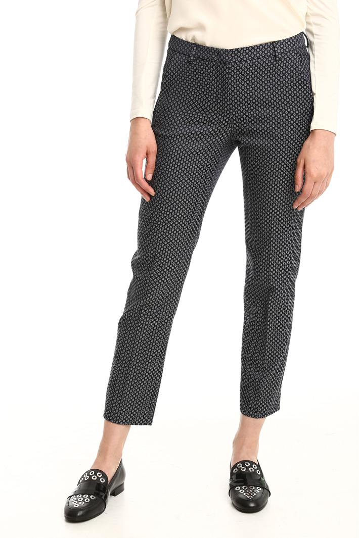 Pantaloni in cotone jacquard Fashion Market Pantaloni in cotone jacquard Fashion Market