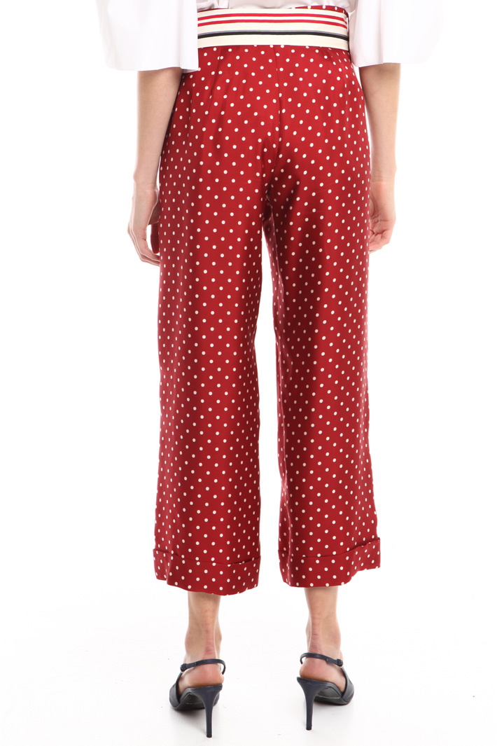 Pantalone in twill di seta Fashion Market Pantalone in twill di seta Fashion Market