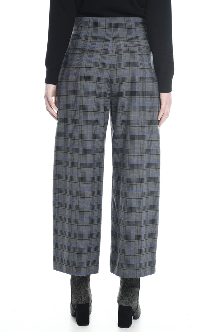 Pantaloni cropped motivo check Fashion Market Pantaloni cropped motivo check Fashion Market
