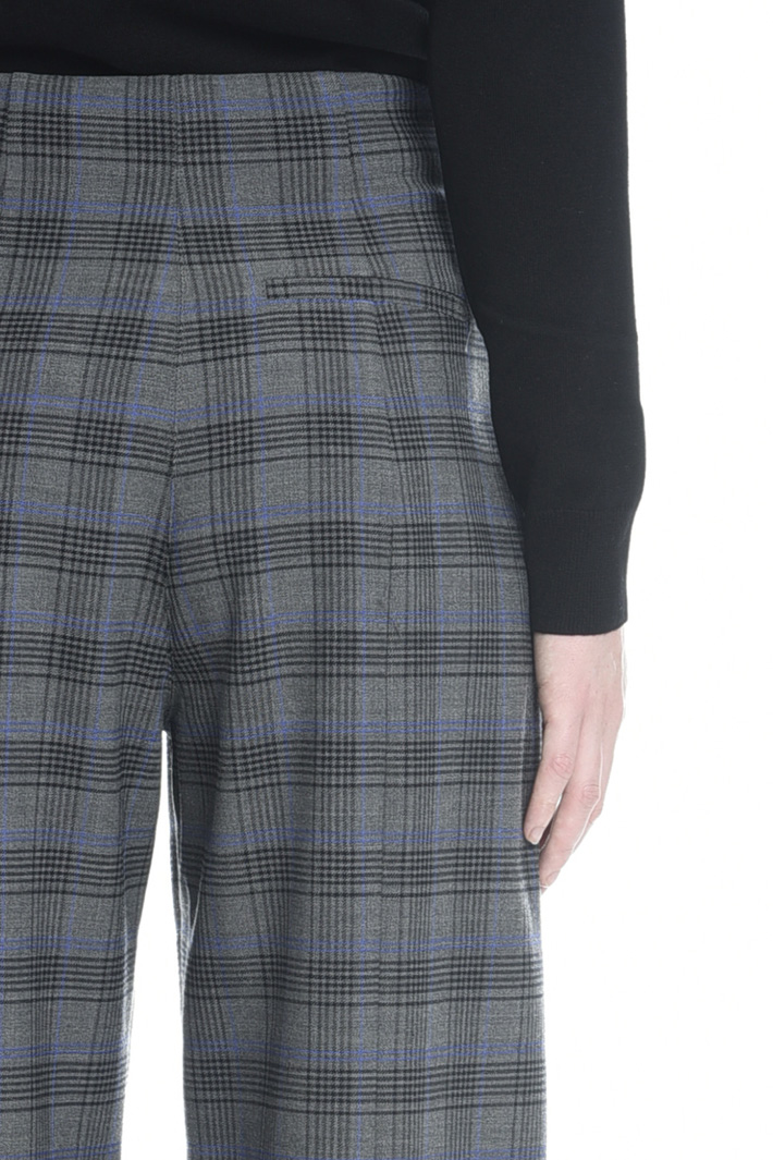 Pantaloni cropped motivo check Fashion Market Pantaloni cropped motivo check Fashion Market