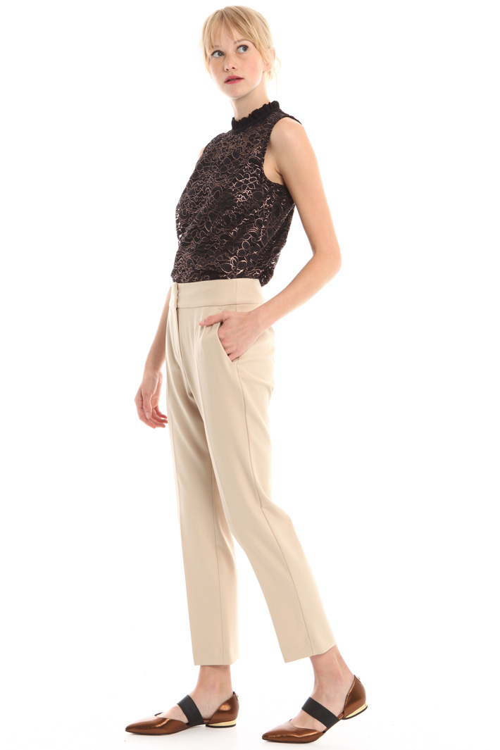 Pantaloni in crepe stretch Fashion Market Pantaloni in crepe stretch Fashion Market